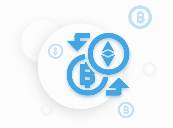 Bitcoin And Ethereum Logo Illustration